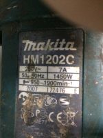 Лот: 10716466. Фото: 2. Перфоратор Makita HM1202C. Инструмент и расходные