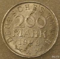 Лот: 8026702. Фото: 2. 200 марок 1923 Германия. Монеты