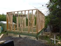 Лот: 11888466. Фото: 5. Каркасный дачный дом 5х6