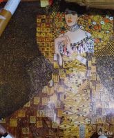 Лот: 17459524. Фото: 3. Климт картина Поцелуй и Золотая... Домашний быт