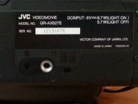 Лот: 7878104. Фото: 3. Видеокамера JVC GR-AX627E с инструкцией... Красноярск