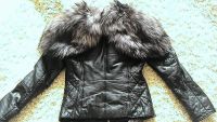 Лот: 8314107. Фото: 5. Кожаная куртка с мехом чернобурки...