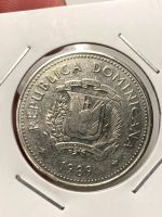 Лот: 19452744. Фото: 2. Доминикана ½ песо, 1989. Монеты