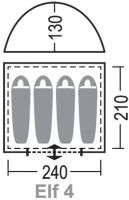 Лот: 5908830. Фото: 2. палатка Greenell Elf 4. Туризм