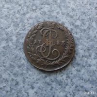 Лот: 9275491. Фото: 6. денга 1783 г. км.