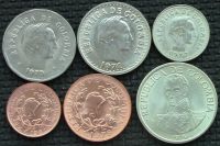 Лот: 5939951. Фото: 2. Колумбия 6 монет 1967-78гг. Монеты