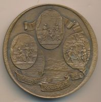 Лот: 10016265. Фото: 2. СССР Медаль 1989 Жан-Жак Руссо... Значки, медали, жетоны