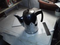 Лот: 21098685. Фото: 2. чайник кофейник СССР мнц хромированный... Посуда, кухонная утварь
