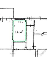 Лот: 3780517. Фото: 3. Сдам помещение 14 м2 ул.Калинина... Недвижимость