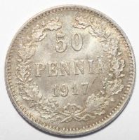Лот: 6887502. Фото: 2. 50 пенни 1917 год. Монеты