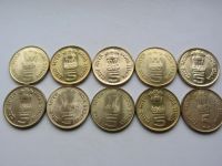 Лот: 6408071. Фото: 2. Индия 5 рупий набор из 10 монет... Монеты