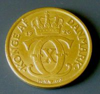 Лот: 2451950. Фото: 2. Дания 1 крона 1926 нечастая. Монеты