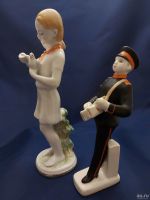 Лот: 18331850. Фото: 5. Две статуэтки фарфор ЛФЗ Суворовец...