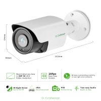Лот: 20328891. Фото: 2. 8MP (4K) 2.8mm уличная IP-камера... Оборудование