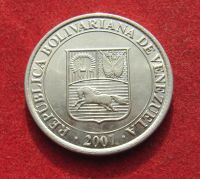 Лот: 19931417. Фото: 2. Венесуэла 12 ½ сентимо, 2007 г... Монеты