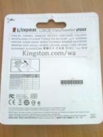 Лот: 4608971. Фото: 2. Флэшка kingston 128 гб. Носители информации