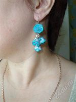 Лот: 412327. Фото: 2. Изделия из полимерной глины,серьги... Ювелирные изделия, бижутерия, часы