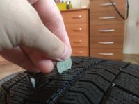 Лот: 13718771. Фото: 3. Зимняя резина bridgestone studless... Авто, мото, водный транспорт