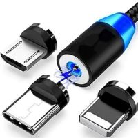 Лот: 18633274. Фото: 2. Кабель USB 3 в 1 Lightning + Micro... Смартфоны, связь, навигация