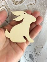 Лот: 10986325. Фото: 3. Заяц Пасхальный (заготовка дерево... Красноярск