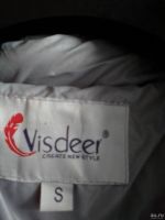 Лот: 18254432. Фото: 2. Пуховик,,Visdeer",светлый беж... Женская одежда