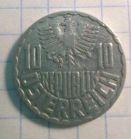 Лот: 18832175. Фото: 2. 10 грошен 1955 Австрия, монеты... Монеты