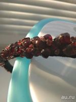 Лот: 17486438. Фото: 3. Ободок новый. Гранат натуральный... Красноярск