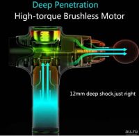 Лот: 16980921. Фото: 5. Массажный пистолет (беспроводной...