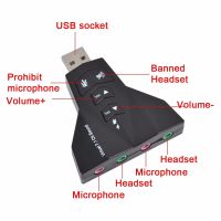 Лот: 8092863. Фото: 3. Мини usb аудио карта с двумя выходами... Компьютеры, оргтехника, канцтовары