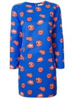 Лот: 4260467. Фото: 2. синее платье с губами:). Женская одежда