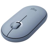 Лот: 21437706. Фото: 3. Мышка Logitech M350 Pebble Blue. Компьютеры, оргтехника, канцтовары