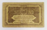 Лот: 19940944. Фото: 2. Австрия 20 геллеров 1920 Нотгельд... Банкноты