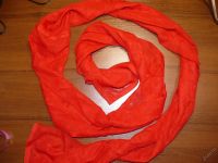 Лот: 11875550. Фото: 2. шарф платок красный шифон. Аксессуары