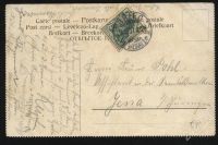 Лот: 438667. Фото: 2. поздравление из Германии 1907... Открытки, билеты и др.