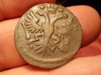 Лот: 15987874. Фото: 7. Рарик! Р-1! Денга 1731 года, без...