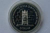 Лот: 1055521. Фото: 2. доллар 1977 канада трон сената... Монеты