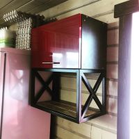 Лот: 18723690. Фото: 2. Полка для микроволновки в стиле... Кухонная мебель