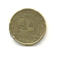 Лот: 4562107. Фото: 2. 20 евро центов 2008 года (судно... Монеты