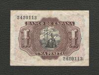 Лот: 16104856. Фото: 2. 1 песета 1953 года. Испания. Нечастая... Банкноты