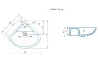 Лот: 24566373. Фото: 3. Умывальник полувстраиваемый Hoff... Строительство и ремонт