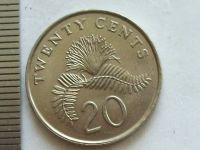 Лот: 7761913. Фото: 4. Монета 20 цент Сингапур 1986 герб... Красноярск