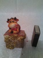 Лот: 7418026. Фото: 2. Свеча Декоративная (Корова на... Сувениры