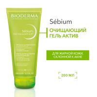 Лот: 23991940. Фото: 2. Биодерма Себиум гель Актив для... Красота и здоровье