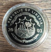 Лот: 25244097. Фото: 2. 5 долларов 2003 Либерия, Новые... Монеты