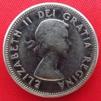 Лот: 3525537. Фото: 2. (№3219) 5 центов 1964 (Канада). Монеты