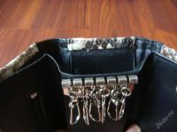 Лот: 1472022. Фото: 3. Бумажник - ключница из кожи питона... Сувениры, подарки