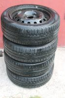 Лот: 8302645. Фото: 3. Комплект летних шин на штампованных... Авто, мото, водный транспорт