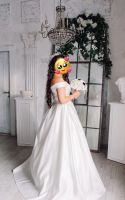 Лот: 15599375. Фото: 2. Свадебное платье. Свадебная мода