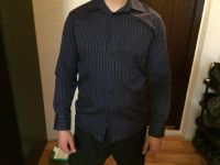 Лот: 5128166. Фото: 2. Рубашка мужская темно-фиолетовая. Мужская одежда