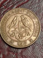 Лот: 9619170. Фото: 2. ЮАР (Южная Африка) 1/4 пенни 1947... Монеты